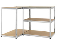 Stellingkast / magazijnkast basic 200 x 100 x 60 cm - afbeelding 9 van  20