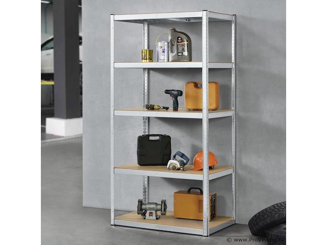 Stellingkast / magazijnkast basic 200 x 100 x 60 cm - afbeelding 12 van  20