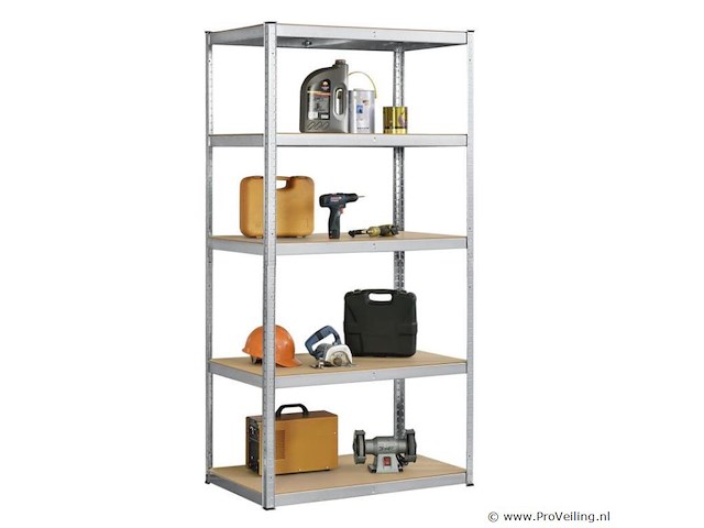 Stellingkast / magazijnkast basic 200 x 100 x 60 cm - afbeelding 7 van  20