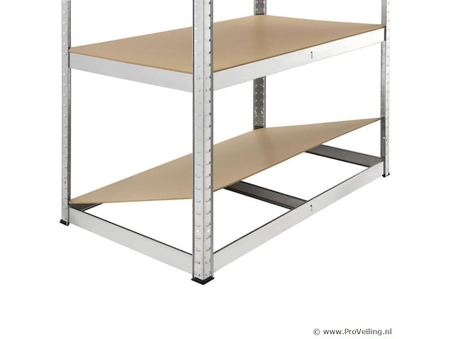 Stellingkast / magazijnkast basic 200 x 100 x 60 cm - afbeelding 13 van  20