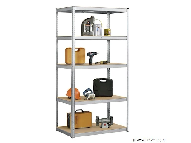 Stellingkast / magazijnkast basic 200 x 100 x 60 cm - afbeelding 7 van  20