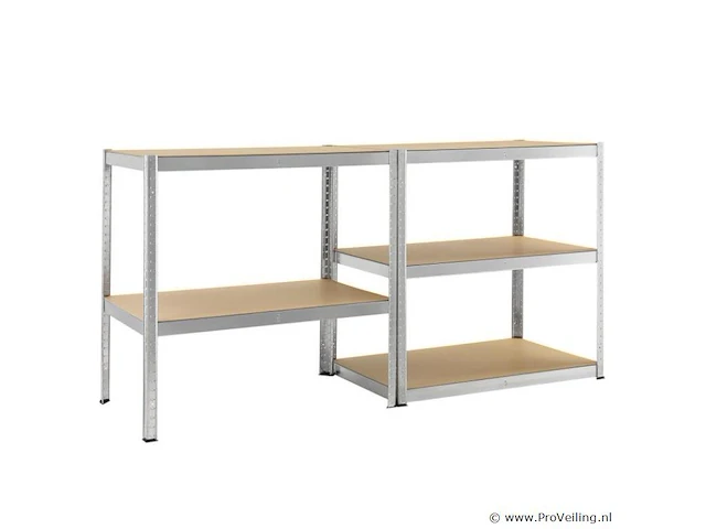 Stellingkast / magazijnkast basic 200 x 100 x 60 cm - afbeelding 10 van  20