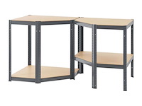 Stellingkast / opbergrek - corner easy - 160 x 75 x 75cm - afbeelding 14 van  14