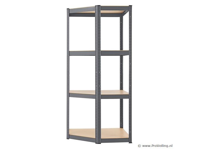 Stellingkast / opbergrek - corner easy - 160 x 75 x 75cm - afbeelding 13 van  14