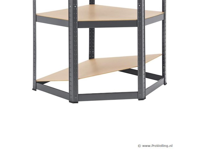Stellingkast / opbergrek - corner easy - 160 x 75 x 75cm - afbeelding 2 van  14