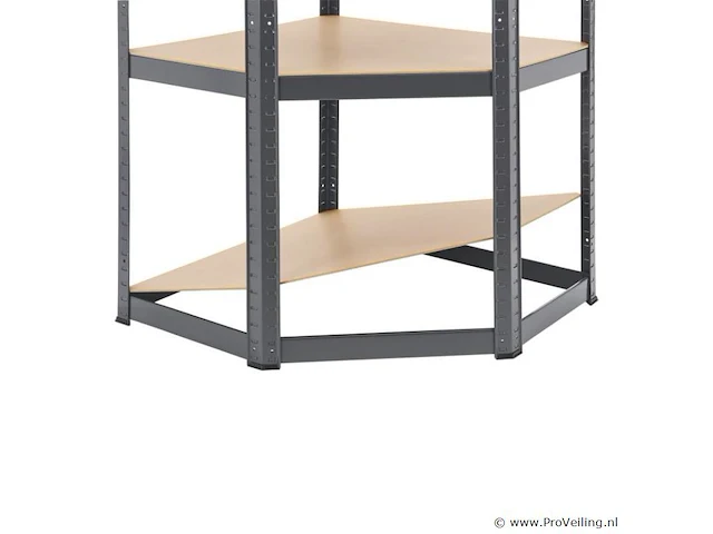 Stellingkast / opbergrek - corner easy - 160 x 75 x 75cm - afbeelding 2 van  14