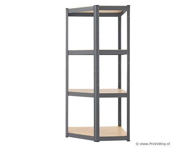 Stellingkast / opbergrek - corner easy - 160 x 75 x 75cm - afbeelding 13 van  14