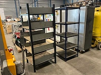 Stellingrek / werkplaatskast (2x) - afbeelding 1 van  3