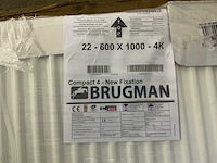 Stelrad 8 connections radiator 100x60cm - afbeelding 3 van  4