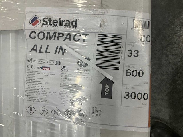 Stelrad compact 33 paneelradiator (3x) - afbeelding 6 van  6