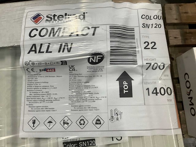 Stelrad compact all in radiator t22 (5x) - afbeelding 4 van  4