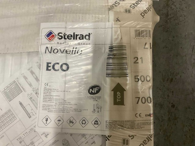 Stelrad novello eco 700x500 radiator (4x) - afbeelding 2 van  3