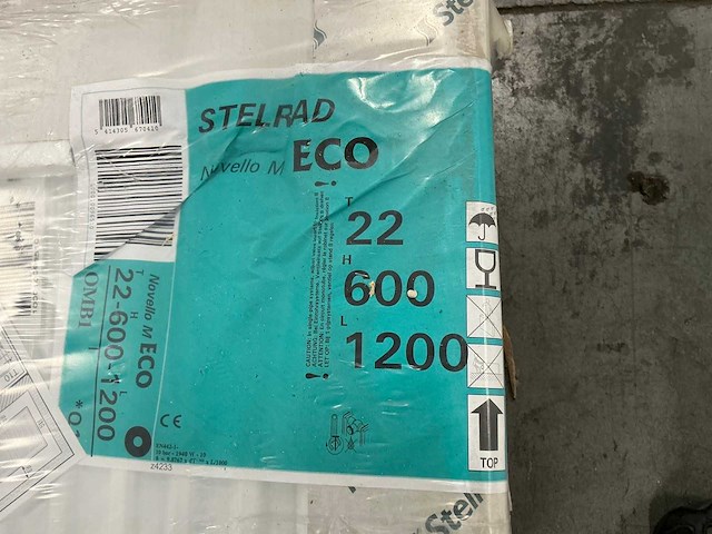 Stelrad novello m eco type 22 radiator 600x1200mm - afbeelding 6 van  7