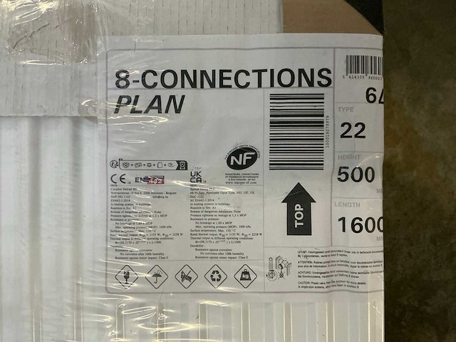 Stelrad plan radiator 160x50cm - afbeelding 3 van  3