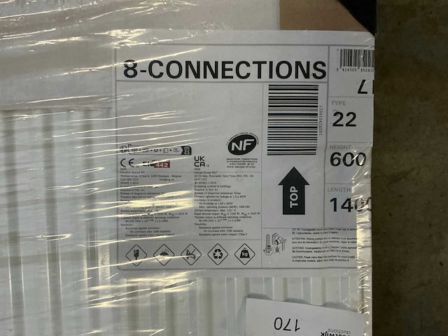 Stelrad radiator 140x60cm - afbeelding 2 van  3