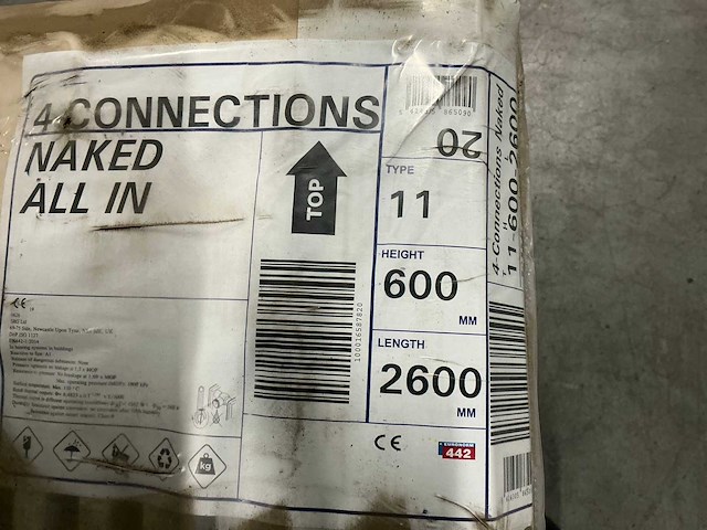 Stelrad radiator type 11 4-aansluitingen div. afm. (7x) - afbeelding 8 van  9