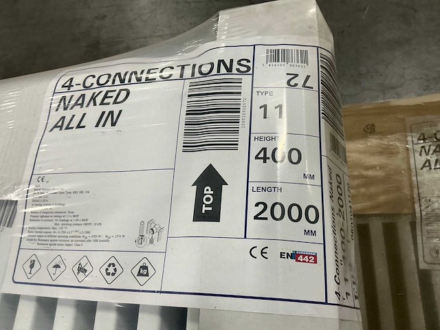 Stelrad radiator type 11 4-aansluitingen div. afm. (7x) - afbeelding 9 van  9