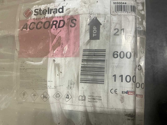 Stelrad radiator type 21 4-aansluitingen (600x1100mm) (10x) - afbeelding 4 van  4