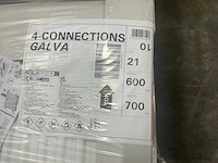 Stelrad radiator type 21 4-aansluitingen (600x700mm) (8x) - afbeelding 3 van  4