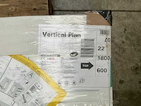 Stelrad vertical plan radiator 180x60cm - afbeelding 2 van  3