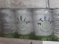 Stelz hard iced tea lemon 3456 blikken met tht 8-2027. bod is inclusief 518,40 euro statiegeldwaarde - afbeelding 4 van  4
