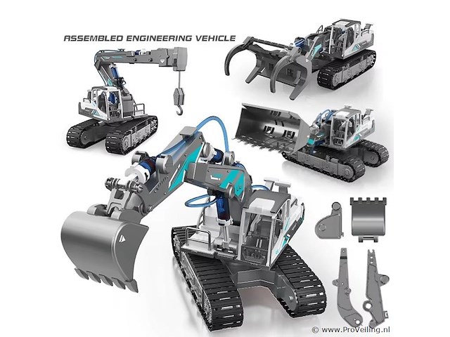 Stem bouwen hydraulische constructie voertuigen speelgoed - afbeelding 1 van  3