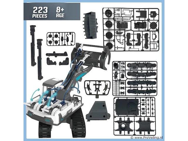 Stem bouwen hydraulische constructie voertuigen speelgoed - afbeelding 2 van  3