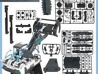 Stem bouwen hydraulische constructie voertuigen speelgoed - afbeelding 2 van  3
