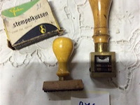 Stempel + stempelkussen - afbeelding 1 van  3