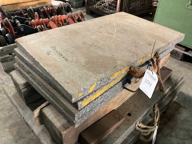 Stempelplaat voor autolaad-/telekraan (4x) - afbeelding 1 van  1