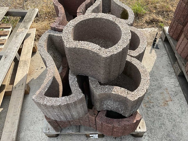 Stenen bloembakken (10x) - afbeelding 4 van  7