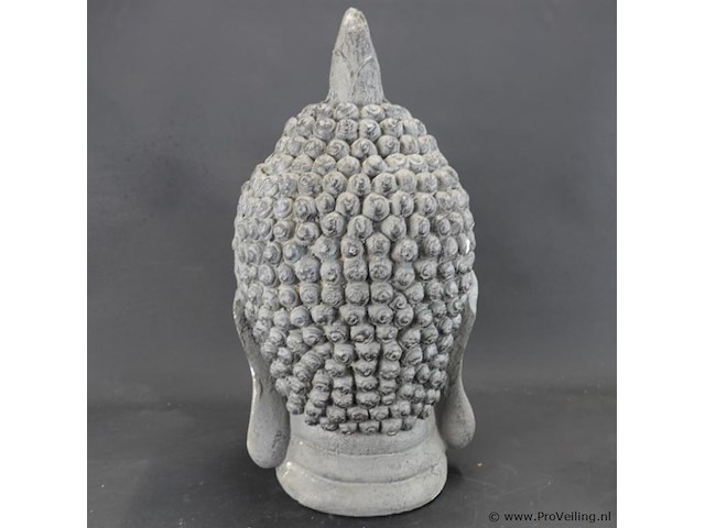 Stenen boeddha hoofd - afbeelding 3 van  5