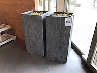 Stenen boempot (2x) - afbeelding 1 van  4