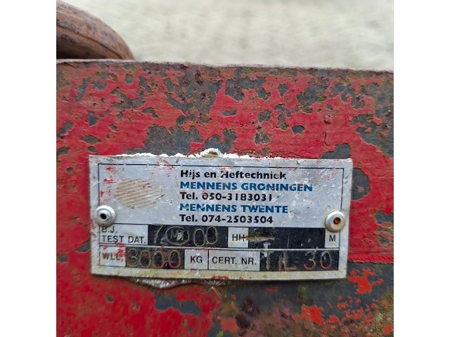 Stenenklem max 3000 kilo - afbeelding 6 van  9