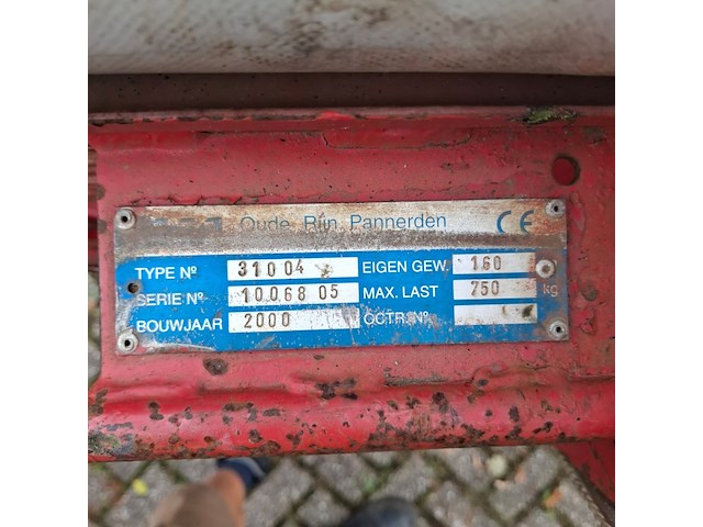 Stenenklem t.b.v. gevelstenen 31004, bouwjaar 2000 - afbeelding 14 van  14