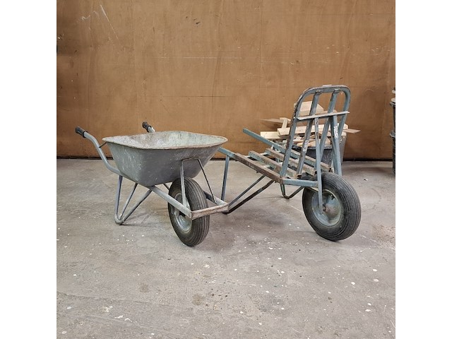 Stenenkruiwagen met kruiwagen - afbeelding 1 van  4