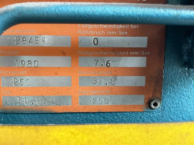 Stenhoj - 1980 - 50.061 - werkplaatspers - afbeelding 3 van  3