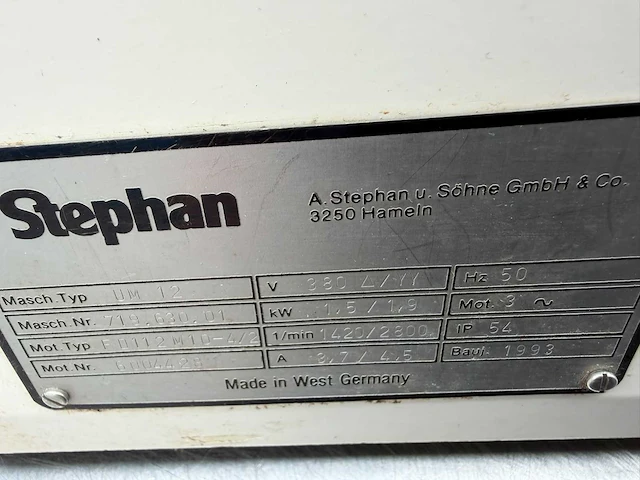 Stephan - um 12 cutter - snijmachine - afbeelding 4 van  5