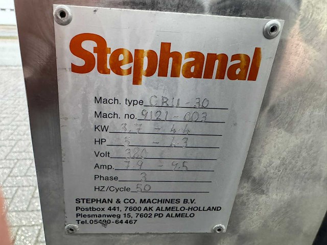 Stephan cutter - 30l - snijmachine - afbeelding 7 van  7