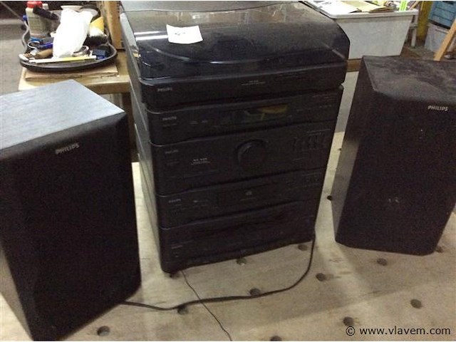 Stereo + boxen - afbeelding 1 van  2