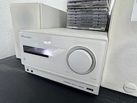 Stereoset met cd's, pioneer, wit - afbeelding 2 van  8