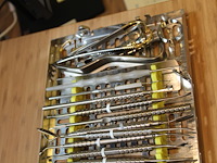 Sterilisatie cassette hu-friedy met algemene tandheelkundige en chirurgische handgereedschappen w.o. schaar... - afbeelding 4 van  5