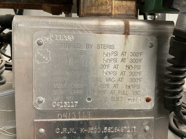 Steris steam generator - afbeelding 10 van  13