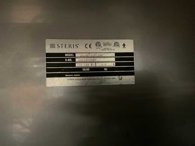Steris warming cabinet - afbeelding 11 van  11