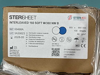 Sterisheet - interleaved 160 soft w/360 nw b & 360 nw blauw - sterilisatiewrap (64x) - afbeelding 9 van  9