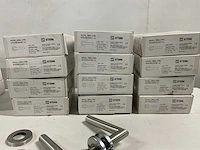 Sterk - oval 1701 - 18 sets rvs deurklinken inclusief wc-badkamersluiting - afbeelding 5 van  8