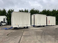 Sterk trailers industriële aanhangwagen (3x)
