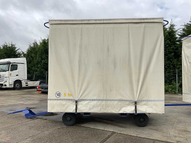 Sterk trailers industriële aanhangwagen (3x) - afbeelding 1 van  9