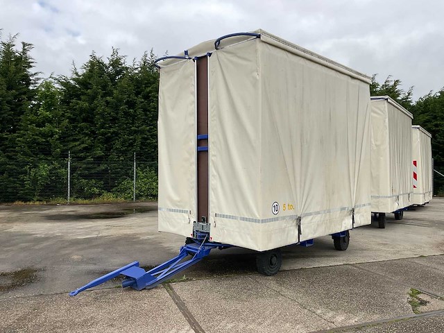 Sterk trailers industriële aanhangwagen (3x) - afbeelding 9 van  9