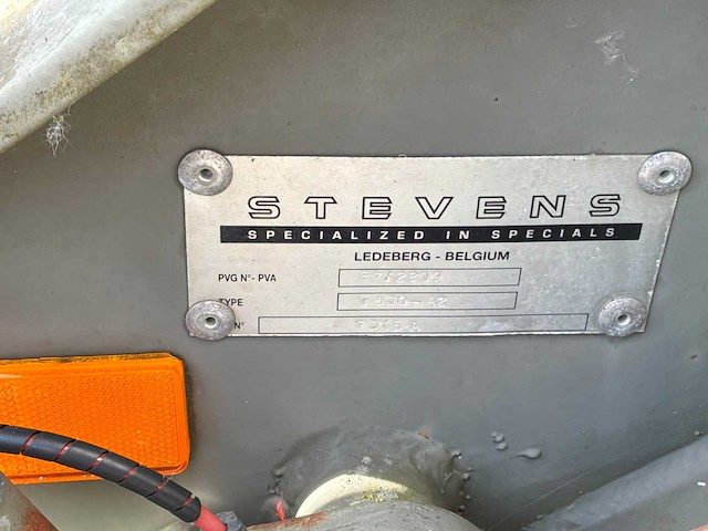 Stevens t800-a2 hydraulische container aanhangwagen - afbeelding 2 van  9
